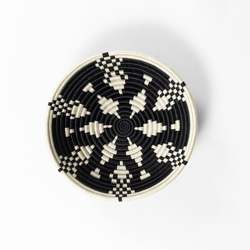 African Sisal Woven Bowls - Kaleidoscope