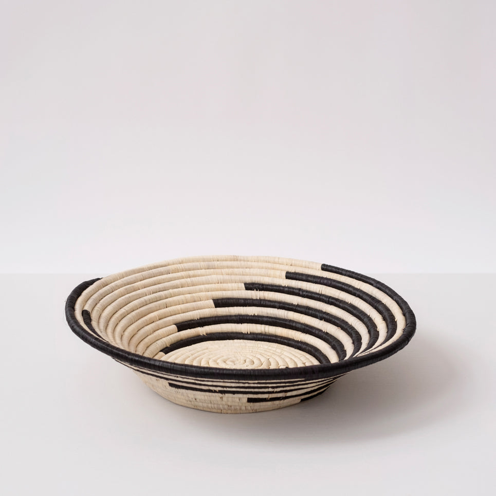 Breaking Waves Natural Weave Basket